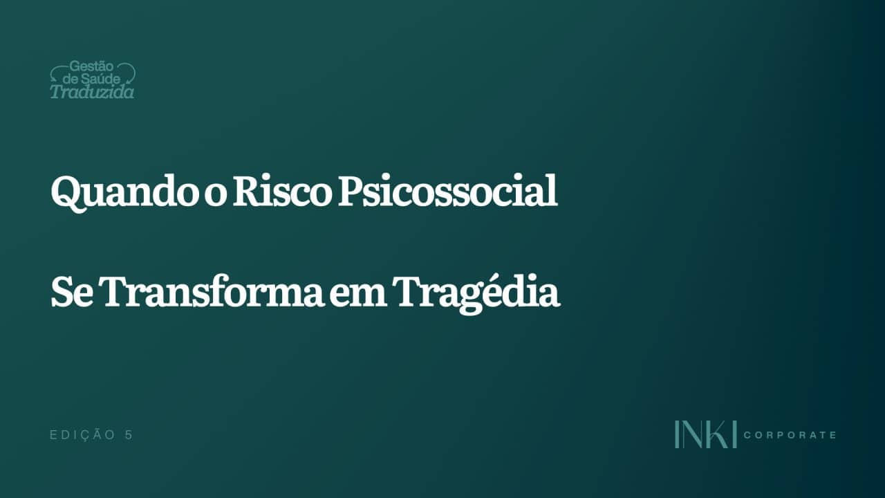 Quando a cultura do silêncio se torna um risco para todos