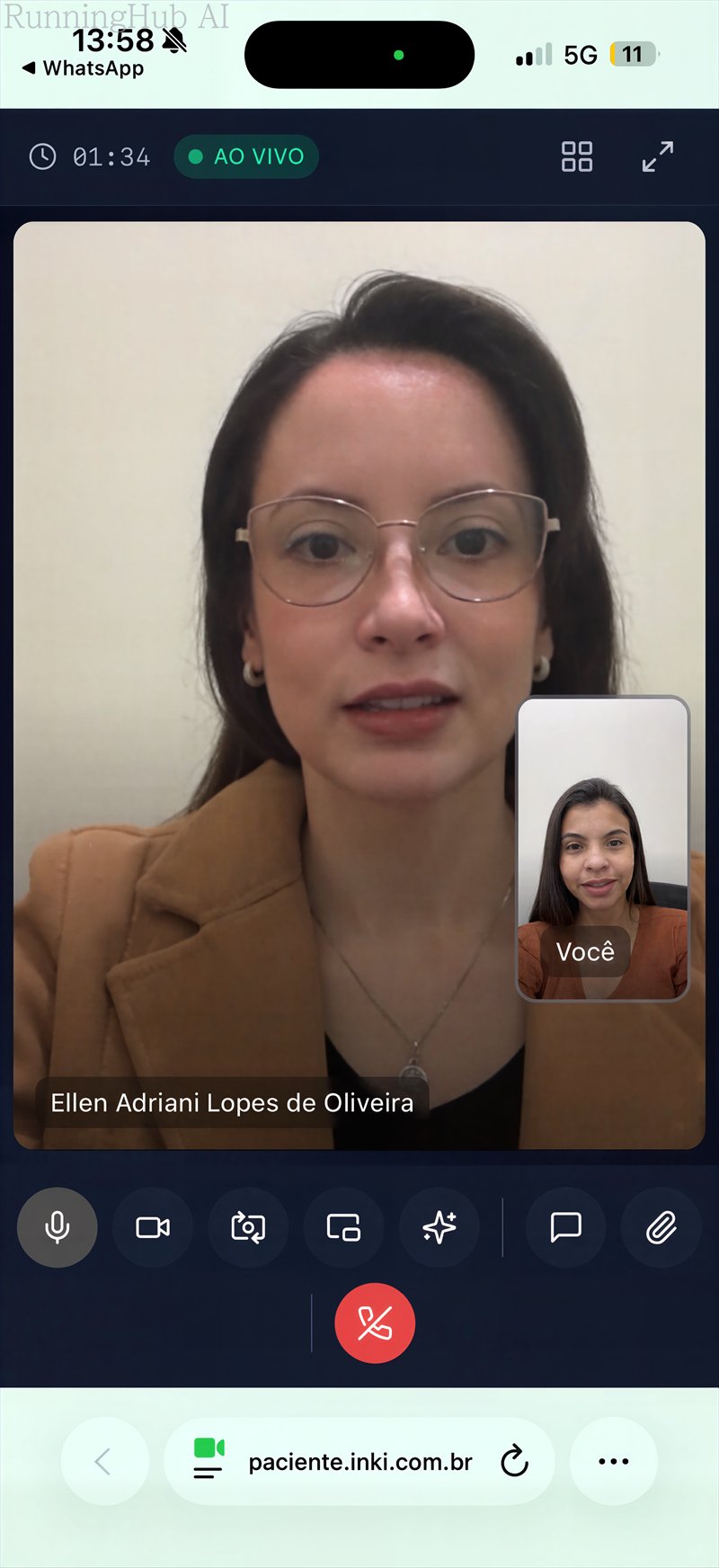 Teleconsulta por vídeo na plataforma INKI
